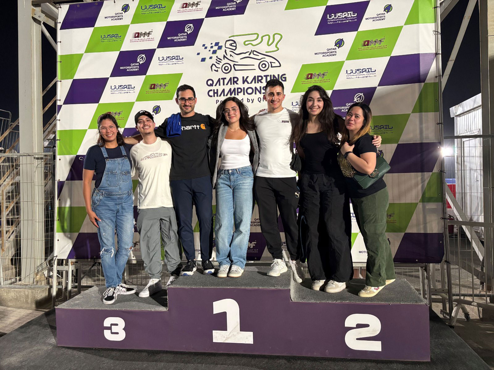 Karting in Doha – a little friendly competition.